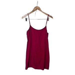 Reformation Lindsay Magenta Pink Mini Slip Dress 2